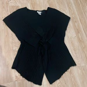Black criss cross sweater
